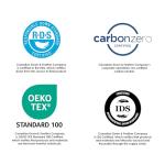 Canadian Down & Feather Co. – Soft 625 Fill Power White Down Sleeping Pillow Standard Size - 500 Thread Count Shell 100% Cotton - Made in Canada