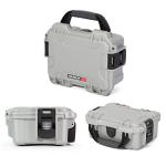 Nanuk 903 Small Waterproof Hard Case with Foam Insert 9.1" x 6.8" x 3.8"- Silver