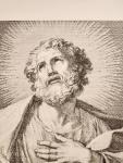 Saint Joseph Ora Pro Nobis, vintage framed Catholic art print