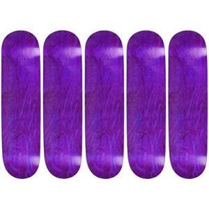 Moose 8.25" Blank Skateboard Deck Stained Purple 7-Ply Canadian Maple