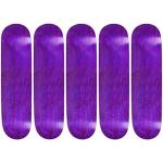 Moose 8.25" Blank Skateboard Deck Stained Purple 7-Ply Canadian Maple