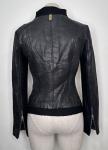 MACKAGE Women's Leather Wool Cashmere Jacket Black SZ S
