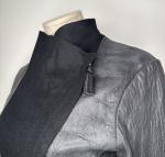 MACKAGE Women's Leather Wool Cashmere Jacket Black SZ S
