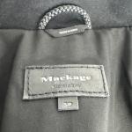 MACKAGE Women's Leather Wool Cashmere Jacket Black SZ S