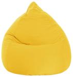 Gouchee Home Easy Collection Bean Bag Chair for Kids and Adults -Yellow, Bean Bag Couch for Indoor Living Spaces - Cozy Chair, Stylish, and Comfy Lazy Sofa Chair for Reading, Gaming, and More - XL