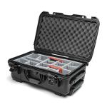 NANUK 935 Hard Case with Padded Divider – Waterproof Equipment Case with Wheels, 22” x 14” x 9” – Dustproof and Impact Resistant, Airline Carry-On Approved – Black