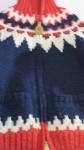 Canadian Sweater Company Wool  Knit Hand Knotted Cowichan Sweater Jacket S