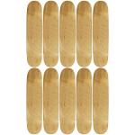 Moose 10 Count 8.0" Blank Skateboard Deck Natural 7-Ply Canadian Maple