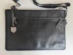 Black Leather RUDSAK Laptop Briefcase Rugged 16.5"x 11" 