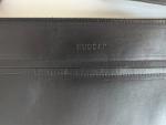 Black Leather RUDSAK Laptop Briefcase Rugged 16.5"x 11" 