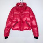 Mackage Mimi Down Puffer Jacket (Sz S) Cropped Packable Hood Red