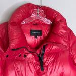 Mackage Mimi Down Puffer Jacket (Sz S) Cropped Packable Hood Red