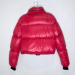 Mackage Mimi Down Puffer Jacket (Sz S) Cropped Packable Hood Red