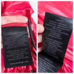 Mackage Mimi Down Puffer Jacket (Sz S) Cropped Packable Hood Red