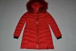 AUTHENTIC RUDSAK WOMENS MALEFICA QUILTED DOWN PUFFER REMOVABLE FUR RED ALL SIZES