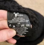 Nobis Unisex Wool Cable Knit Beanie Hat Cap Black O/S #Q346