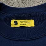 Yellow Label Co Sweatshirt Mens XL Relaxed Blue Heavyweight Work Gusset Canada