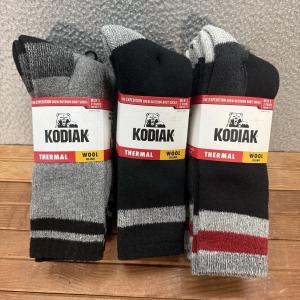 Kodiak Socks Mens 7-12 Multicolor Thermal Boot Socks Wool Blend 9 Pairs NEW