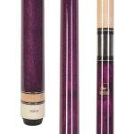 ASKA L3 No Wrap Pool Cue Stick, 58" Hard Rock Canadian Maple, 13mm Hard Tip, 5/16x18 Stainless Steel Joint (21-Ounce, Purple)