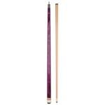 ASKA L3 No Wrap Pool Cue Stick, 58" Hard Rock Canadian Maple, 13mm Hard Tip, 5/16x18 Stainless Steel Joint (21-Ounce, Purple)