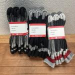 Kodiak Socks Mens 7-12 Multicolor Thermal Boot Socks Wool Blend 9 Pairs NEW