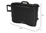 NANUK Wheeled Series 950 Lightweight NK-7 Resin Waterproof Protective Rolling Case, Black