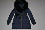 AUTHENTIC RUDSAK WOMENS MODA DOWN PUFFER COAT FUR NIGHT BLUE  ALL SIZES  NEW