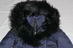 AUTHENTIC RUDSAK WOMENS MODA DOWN PUFFER COAT FUR NIGHT BLUE  ALL SIZES  NEW
