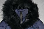 AUTHENTIC RUDSAK WOMENS MODA DOWN PUFFER COAT FUR NIGHT BLUE  ALL SIZES  NEW