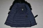 AUTHENTIC RUDSAK WOMENS MODA DOWN PUFFER COAT FUR NIGHT BLUE  ALL SIZES  NEW