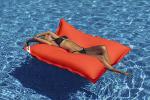 Gouchee Home Outdoor Swimming Bag, Orange - Floating Bean Bag for Pools, and Backyards, Fancy, Comfy Chair for Patio and Outdoors, Sun Lounger with Removable Cover, X-Large