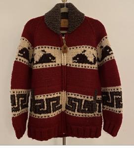 167. Euc Canadian Sweater Company Cowichan Wool Whale Sweater M