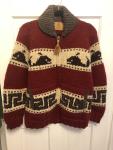 167. Euc Canadian Sweater Company Cowichan Wool Whale Sweater M