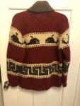 167. Euc Canadian Sweater Company Cowichan Wool Whale Sweater M