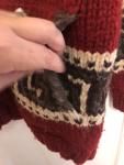 167. Euc Canadian Sweater Company Cowichan Wool Whale Sweater M