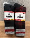 Kodiak Socks Mens 7-12 Multicolor Thermal Boot Socks Wool Blend 6 Pairs NEW