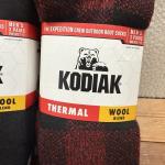 Kodiak Socks Mens 7-12 Multicolor Thermal Boot Socks Wool Blend 6 Pairs NEW
