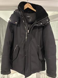 Mackage Sydney Parka Coat Black shearling Jacket. Excellent condition m