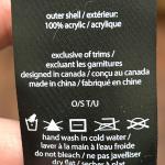 NWT Nobis Beanie Hat Simple Stripe Toque Charcoal Heather Orange Unisex One Size