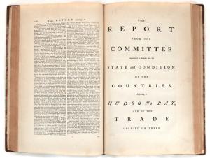 Hudson's Bay Company House of Commons Parliamentary Report 1776 FUR TRADE