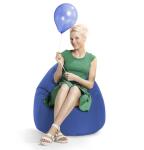 Gouchee Home Breeze Bean Bag Chair Cover Only (Filling Not Included), Microfiber Royal Blue - Living Room Furniture Soft Washable Microfiber Kids Bean Bag Chair Cover, Lazy Sofa Cover, Beanbag Cover