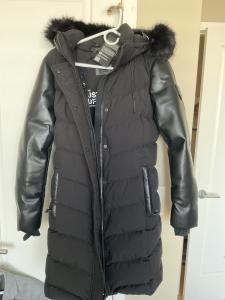 rudsak womens black winter coat Elsa model brand new never worn with tags