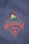 VTG Pacific Shirt Co Vancouver md in Canada Lg Blue Fleece Sweatshirt Jacket T43