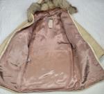 VTG Hudson Bay Company Womens Cream Eskimo Applique Wool Trench Coat Size 12