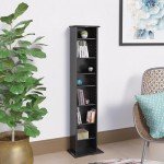 Prepac BMA-0160 Slim Multimedia Storage Tower, Black
