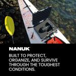 NANUK 910 Hard Case with Customizable Cubed Foam, IP67 Waterproof, Dustproof and Impact Resistant, 14.3” x 11.1” x 4.7”, Rugged Construction for Ultimate Protection, Made in Canada – Lime