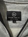 Foreign Rider Co Hoodie Size  1 Black Full Zip Sweatshirt Canada Made