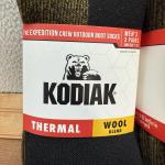 Kodiak Socks Mens 7-12 Multicolor Thermal Boot Socks Wool Blend 6 Pairs NEW