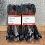 Kodiak Socks Mens 7-12 Multicolor Thermal Boot Socks Wool Blend 6 Pairs NEW