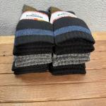 Kodiak Socks Mens 7-12 Multicolor Thermal Boot Socks Wool Blend 6 Pairs NEW